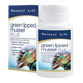 Natural Life Green Lipped Mussel Plus Cap X 100