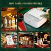 PRT Mini Sticker Printer, Portable Thermal Printer with 1 Roll