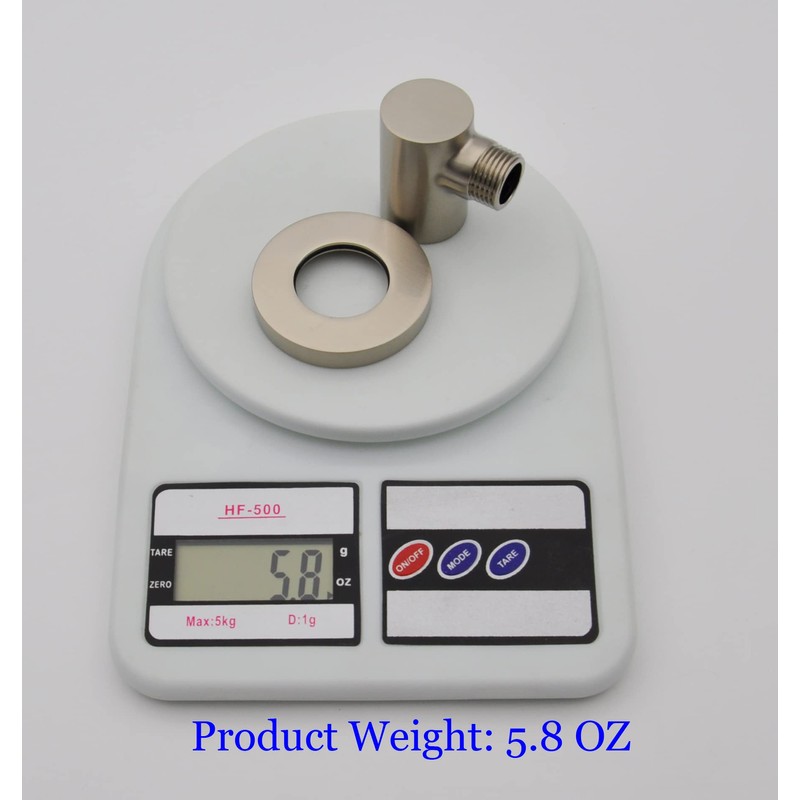 Aquaiaw Wall Supply Elbow with O-Ring Flange, Tapered 1/2 NPT