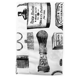 Betty Dain Vintage Print Barber Jacket, 3X, White