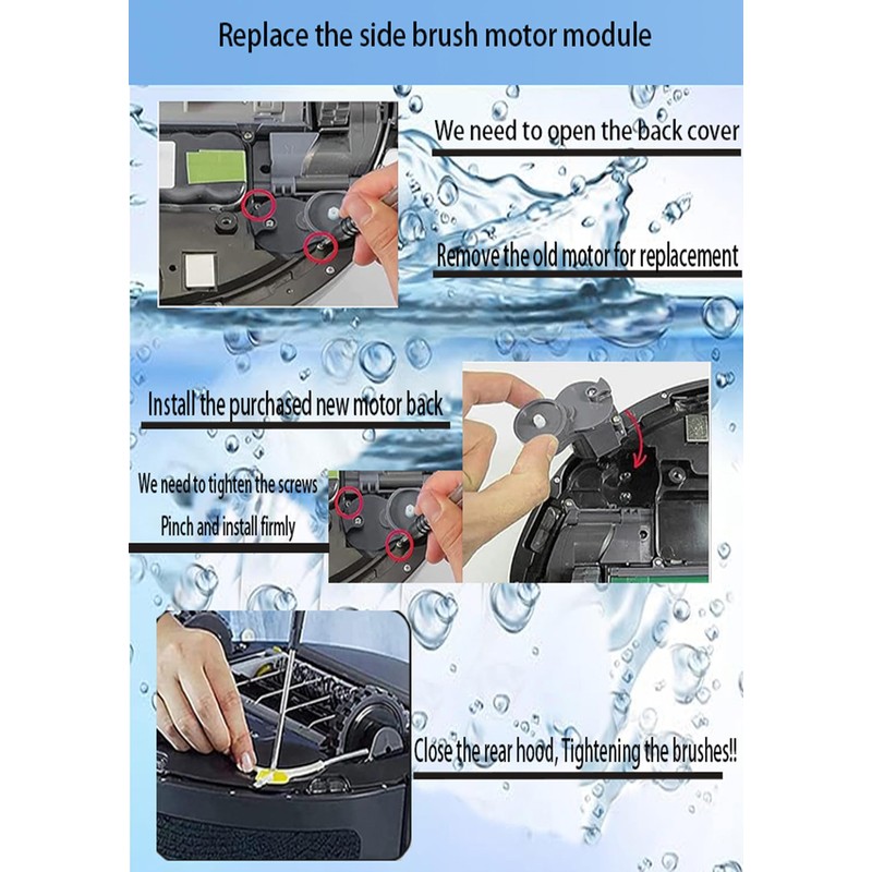 Side Brush Motor Module for iRobot Roomba 500/600/700/800/900 i3 i7