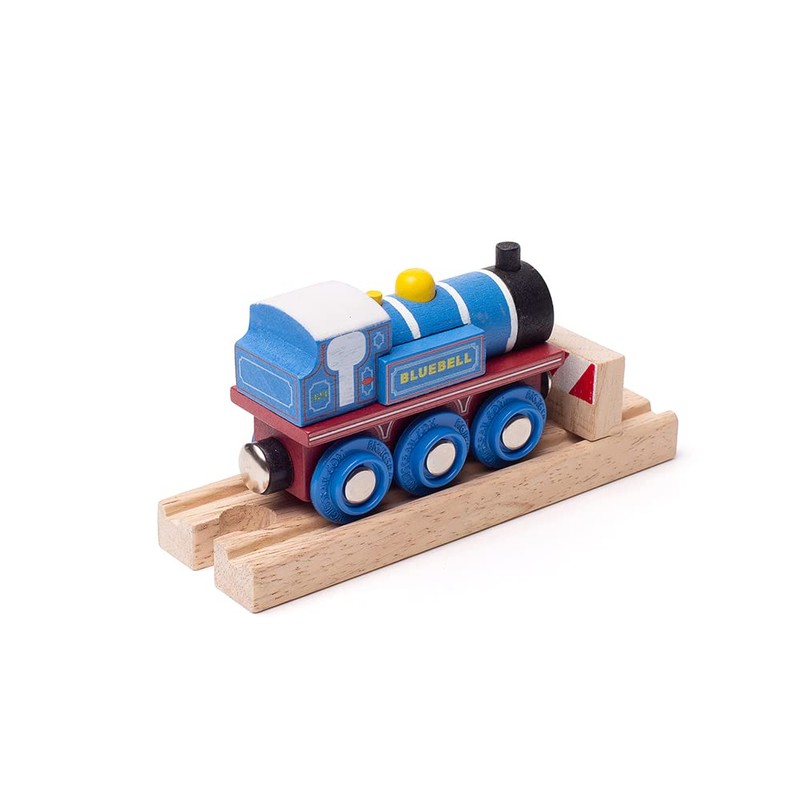 Bigjigs Rail Heritage-Kollektion Lokomotive Bluebell