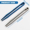 2Pcs Lightweight Mini Titanium Tweezers Non-Slip Portable Titanium Tweezers Sturdy