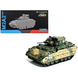 DCD Ukraine M2A2 ODS Light Tank 3-Tone Camouflage 'NEO Dragon Armor' Series 1/72 Animatronic Plastic Model by Dragon Models