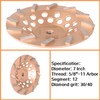 LiGuVCY 7 Inch Diamond Grinding Wheels, 12 Turbo Concrete Turbo