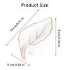 Ceramic Leaf Soap Dish, Soap Dish with Drain, Leaf Soap