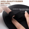 DC,CLISENCE 4 Pcs Round Exfoliating Gloves, Silicone Exfoliating Mitt, Dead