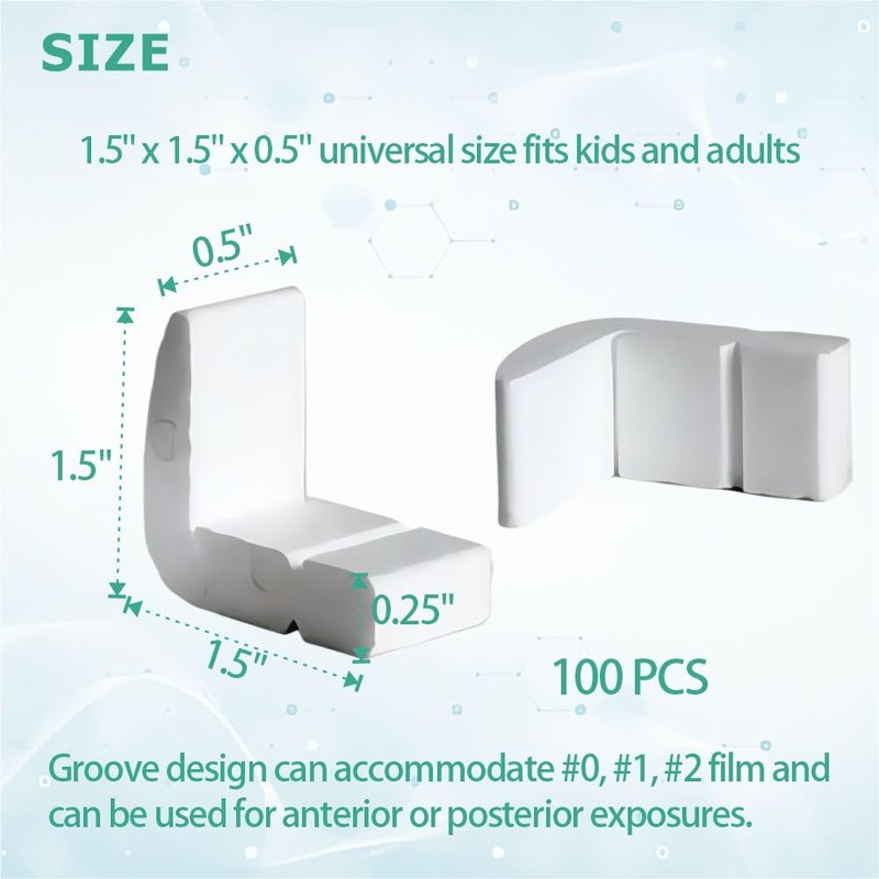 Disposable Dental X-ray Film Holder - Oral Bite Blocks Film