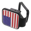GRIRIW Trailer Hitch Cover with Flag Design Durable Plug for