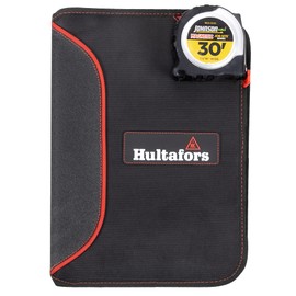 Hultafors Work Gear HT5140 Contractor's Business Portfolio, Full Zipper Closure, Writing Pad Included