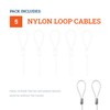 Loop Hanging Nylon Cables 2mm Diameter 72-inch - Supports 25