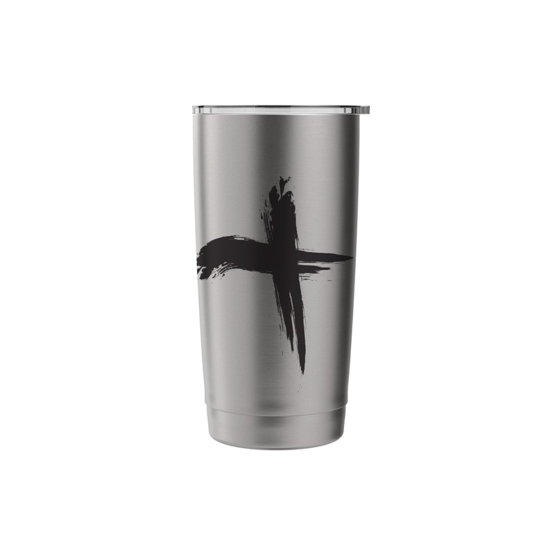 Ash Wednesday Ashes Catholic Lent Easter Cross Stainless Steel Insulated