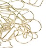 100 Pcs Fancy Paperclips Large Plastic Covered Wire Multi Purpose