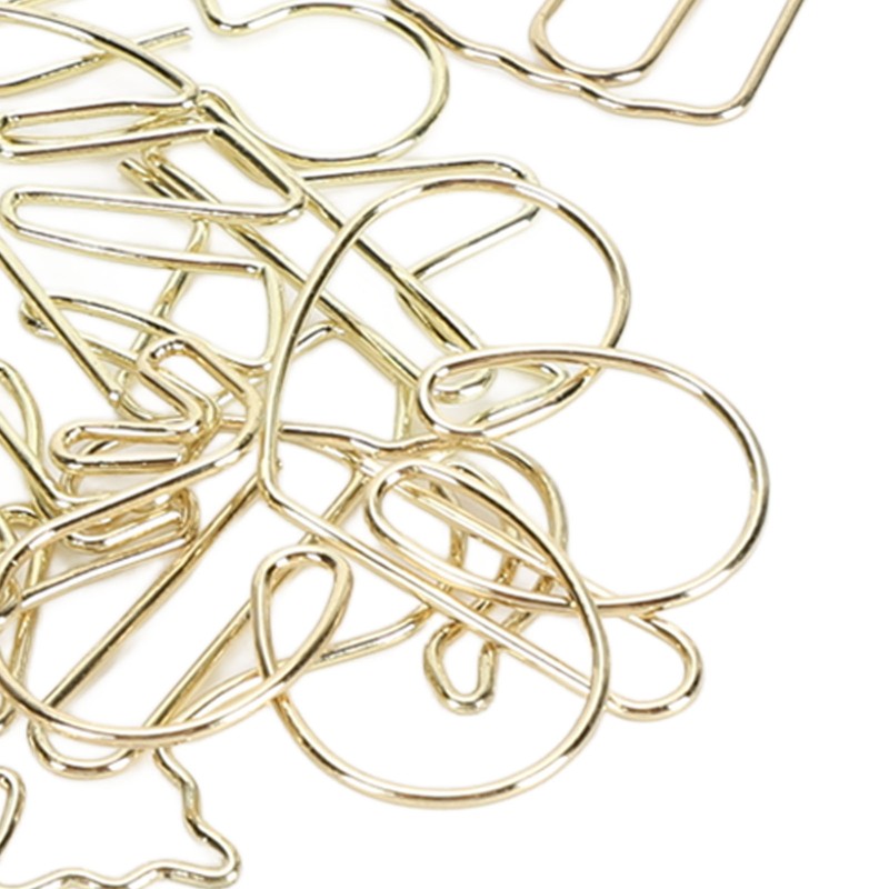 100 Pcs Fancy Paperclips Large Plastic Covered Wire Multi Purpose