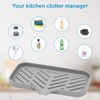 SUBEKYU Silicone Kitchen Soap Tray, Sink Tray for Kitchen Counter/Soap