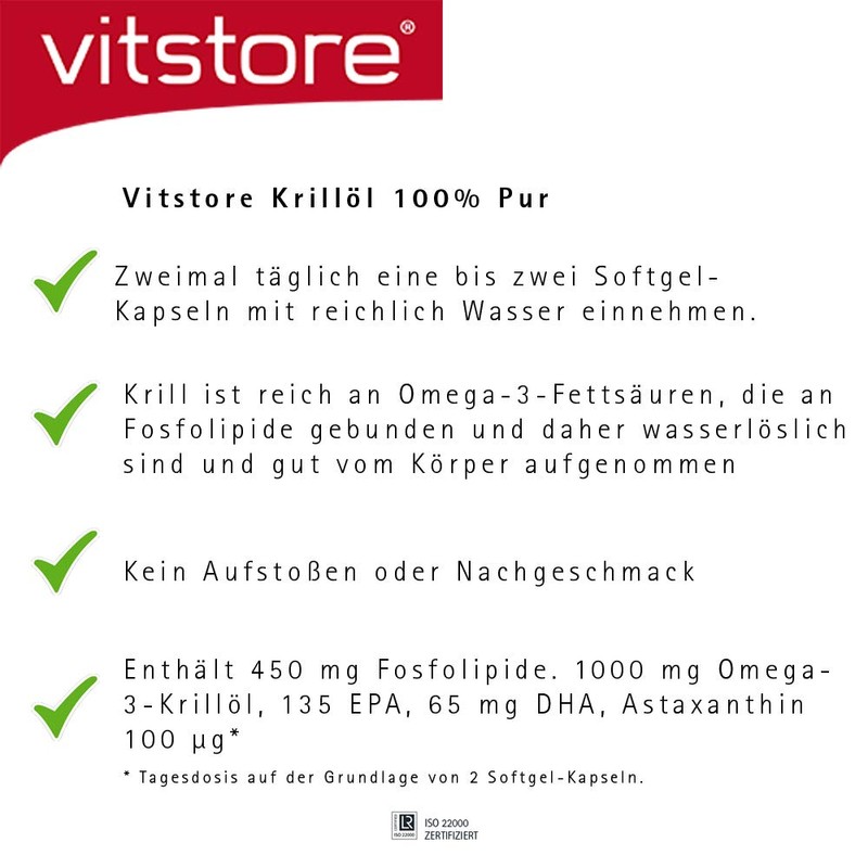 Krill Oil 500 mg 180 Capsules | Premium Superba Quality