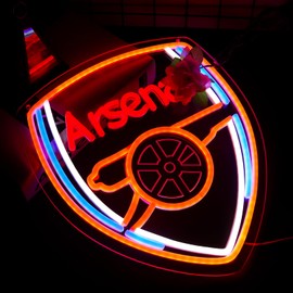 AHlove Football Team Neon Sign for Wall Decor，LED Neon Lights for Bedroom、Man Cave，Birthday、Christmas Gifts for Boys