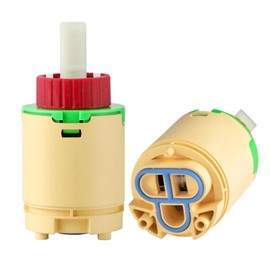 2Pack HJ-40 JL01GJ Shower Cartridge Replacement,40mm Faucet Cartridge Replacement,for Replaces Cartridge on Many Brands Tub and Shower Valve