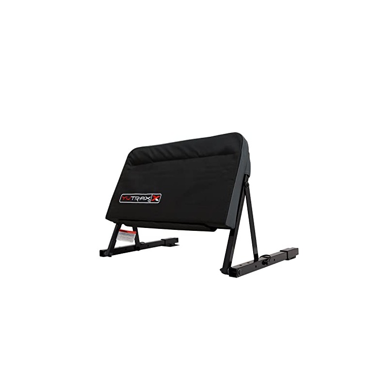 Yutrax Universal Mount ATV Backrest, Heavy-Duty Steel Seat Frame, Adjustable