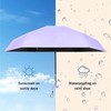 MUNSKT Travel Umbrella,6 Ribs Mini Travel Umbrella Folding Sun Umbrella