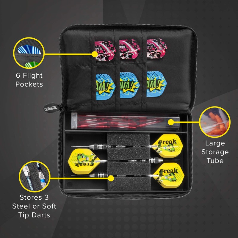 Casemaster Select Nylon Steel and Soft Tip Dart and Accessory