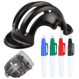 6 PSC Marcadores para Bolas de Golf Herramienta de Alineación de Bolas de Golf Línea de Golf Herramienta Marcador Plantilla Pelota Marcadores y Bolas a Mejorar para Equipo Ball Line Marker Tool