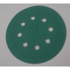 Oslong Abrasives Green Film 5-Inch Hook and Loop 8-Hole Sanding