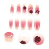 Healvian Short Oval Thick Nails Press on Set 24pcs Natural
