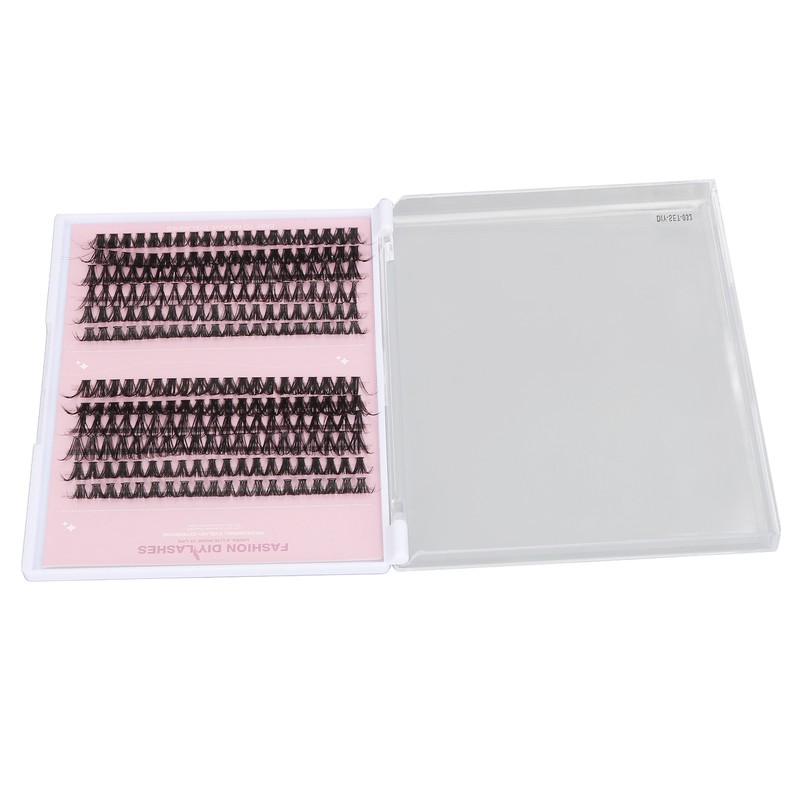 240 Pcs DIY Lash Extension Kit D Curl Cluster Lashes