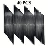 Mini Black Hot Glue Gun Sticks 40 PCS 8" Long