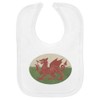 Azeeda 'Welsh Dragon' Soft Cotton Baby Bib (BI00062205)
