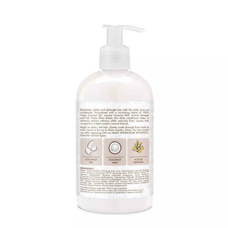Shea Moisture 100% 버진 코코넛 오일 데일리 하이드레이션 컨디셔너 Shea