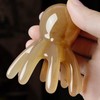 Fokmuaex 2pcs Octopus Massager Comb - 8-Legged Resin Gua Sha