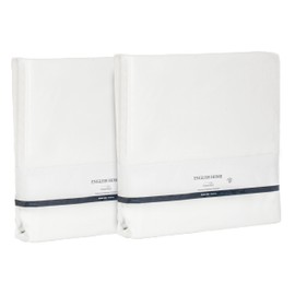 ENGLISH HOME Waterproof Mattress Protector, Pack of 2, Absorbent King Size Mattress Protector, Breathable Mattress Cover Sheet with Elastic Corner Straps up to 30 cm, Mattress Topper, King 59" 79"