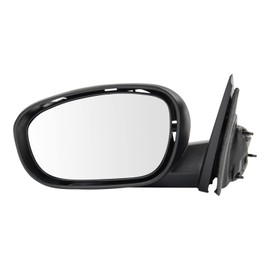 Left Mirror with Heat with Smooth Black Cover Drivers Side Compatible with 2005-2010 Chrysler 300 2008 Dodge Charger 2005-2008 Magnum CH1320284 CH1320340 CH1320352