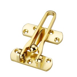 ZLOCYIVHE Safety Door Bolt Home Anti-Theft Door Door Door Buckle Lock Chain Stainless Steel Anti-Lock Buckle Latch (Color : Gold)