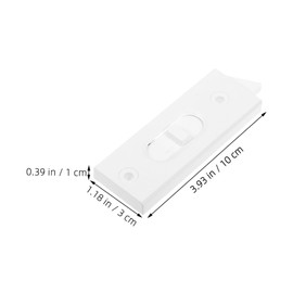 KONTONTY 2 Pair Window Stopper Sliding Door Latches Hardware Sash Window Lock Window Sash Locks Rv Window Latch Vertical Sliding Window Lock Window Opener Security Window Bars White Abs