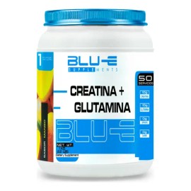 Creatina + Glutamina Blu-e 1kg 50 Servicios Varios Sabores