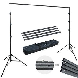 LINCO Lincostore 9x10 ft Photography Photo Backdrop Stand Background Support System Kit 4154-4236