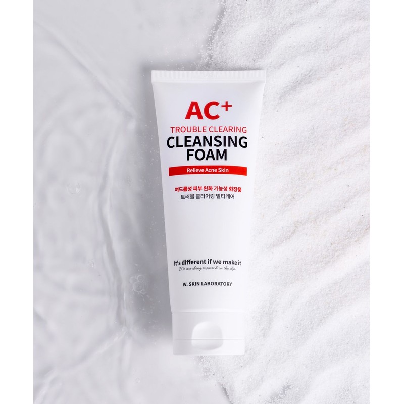 W Skin Research AC+ Trouble Clearing Functional Cleansing Foam