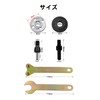 YFFSFDC Angle Grinder Attachment, 10 Pcs Replacement Tool Wrench Grinder