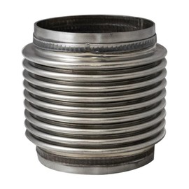 Verocious Motorsports Exhaust Flex Bellow w/Smooth Liner, 304 Stainless Steel - 2.5"