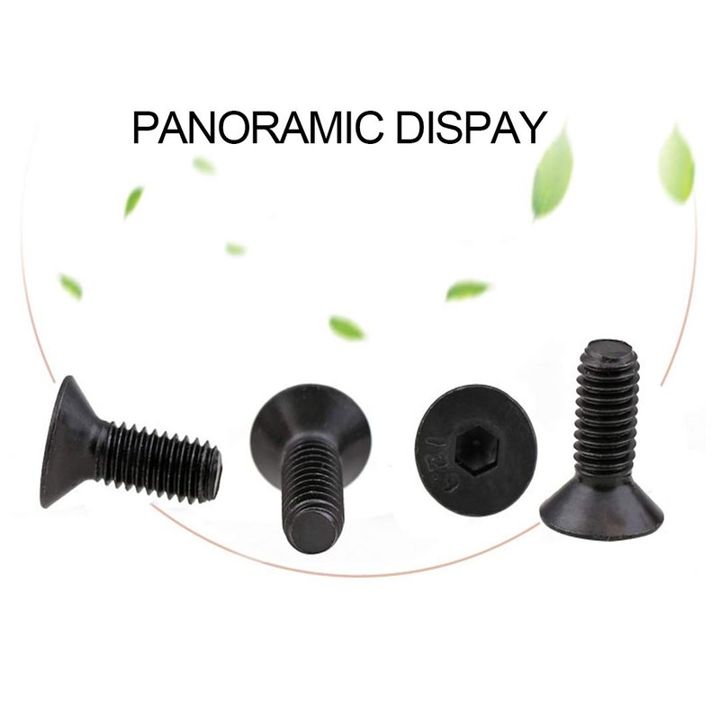BOZONLI Hex Bolts High Tensile Socket Cap Countersunk Screws Flat