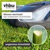 vhbw 8 x replacement blades for Arnold 1111-M6-1008 for lawnmowers,