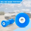 ORLANG 2 Pack 12 Inch Heavy Duty Boat Trailer Roller,Polyurethane