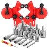 WORKEASE Diamond Hole Saw Kit, 17 Pcs Tile Drill Bits