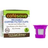 2-Item Bundle: 4-Pack Cafe Save 1-Stream Reusable K Cup Coffee