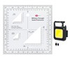 Land Navigation Topographical Map Scale & Small Flashlight 800 Lumens