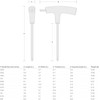 TEKTON 5/64 Inch Ball End Hex T-Handle Key | KTX37078