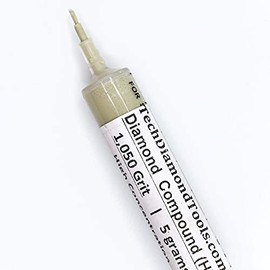 TechDiamondTools Diamond Lapping Paste Polishing Compound 1050 Grit Mesh 12-20 Microns Lapidary Paste for Rock Glass Metal Jewelry Resin Marble with High Concentration of Diamond Powder USA Made